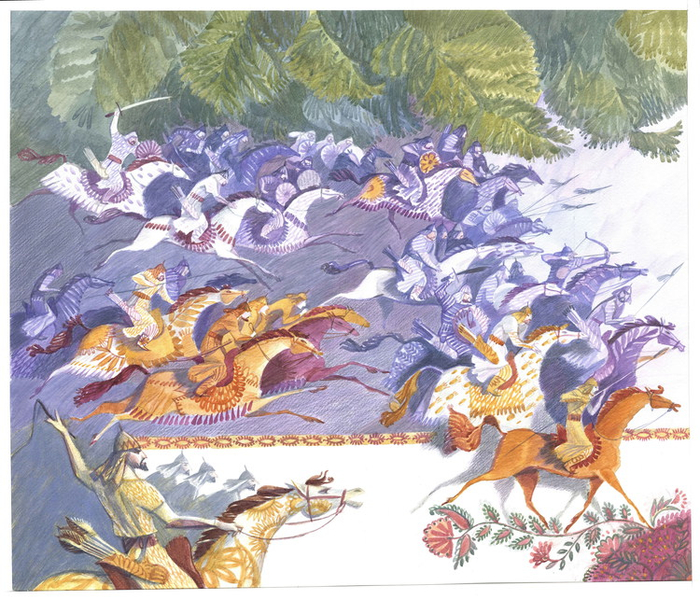 иллюстрация к татарским сказкам