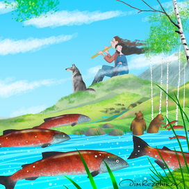 Вверх по течению реки )))