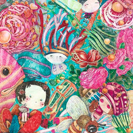 Феи и Грибы в ожидании чего нибудь