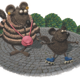 Мама шиншилла в новой шиншилловой шубе и я! 