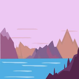 Горы и море