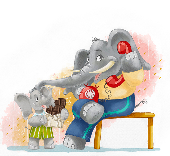 У меня зазвонил телефон