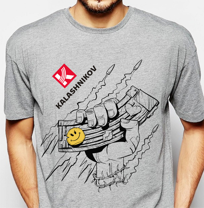 Работа на конкурс принтов на футболки