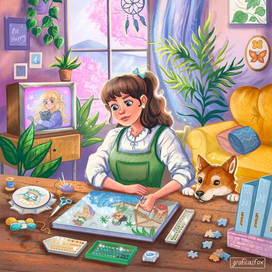 За любимым делом