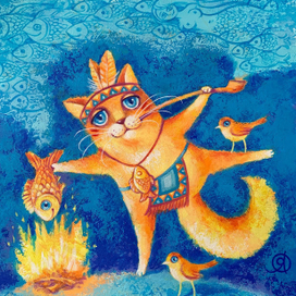 "Кот - индеец"