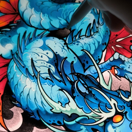 Работа над иллюстрацией для календаря.