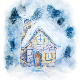 Зимний домик