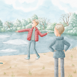 Иллюстрация к книге "Beyond the Clover"