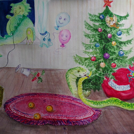 Фантазия на тему символа ушедшего 2025 года