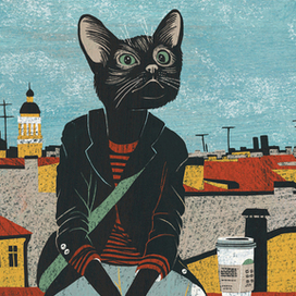 Кошка на крыше