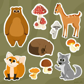 Лесные зверьки