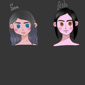 скетчи своих персонажей