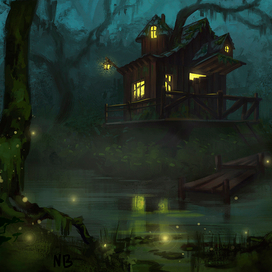 Хижина на болоте