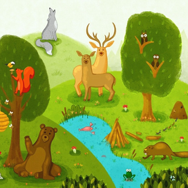 Лесные животные