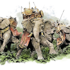 Бой в Индии.