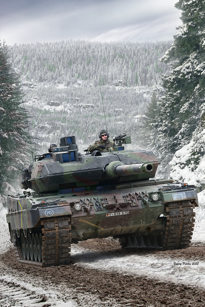 Leopard 2 A6 (box art for RFM)