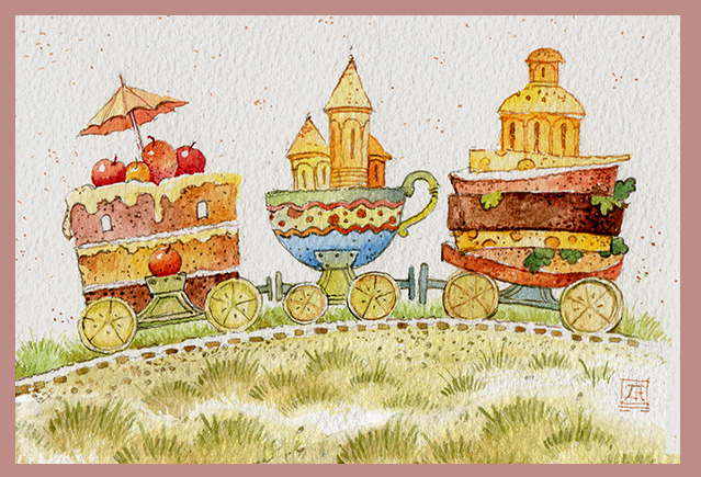 Акварельки-коротульки 6