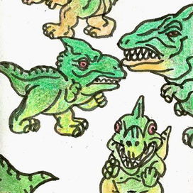 маленький динозавр