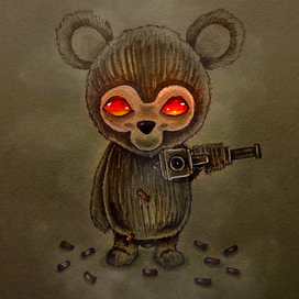 "Мишка гангстер" (Руки вверз!)