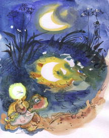 Черепашонок,который боялся спать