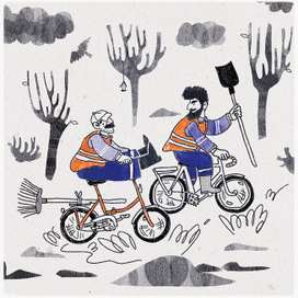 скетч про петербургских дворников 