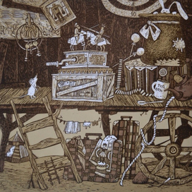 Из серии "Цирк" лист "Жизнь как чудо"