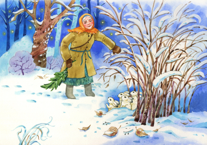 для повести Л.Воронковой "В гостях у бабушки Марфы"