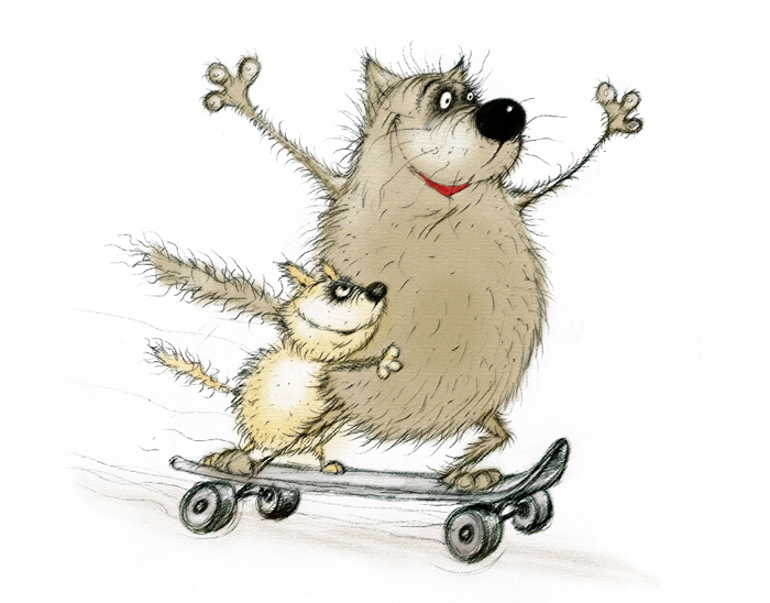 С ветерком на скейте