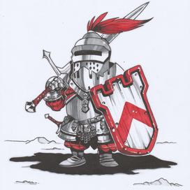 Доблесный рыцарь-пупс