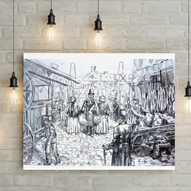  Иллюстрация к книге Чарльза Диккенса "Жизнь и приключения Николаса Никльби"