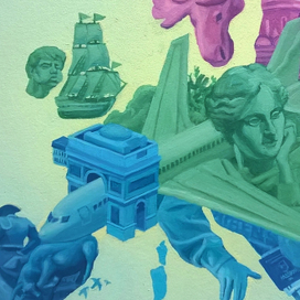 Обложка к альбому Faul Kid "EUROTRIP" (фрагмент)