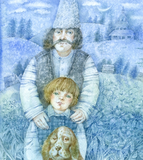 Иллюстрация к книге Л. Стружецкой "Ночь Жука Светлячка" 7