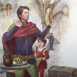 Иллюстрация для издательства "Алтей-Бук" к роману Марка Твена "Янки из Коннектикута при дворе короля Артура"
