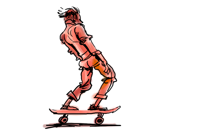 Skateboarding