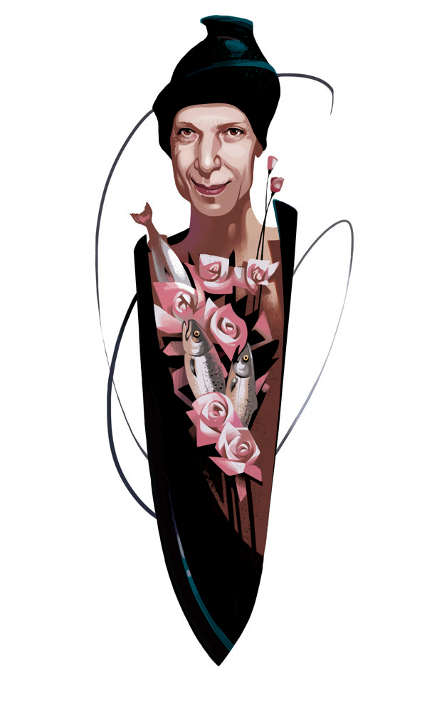 портрет Адриана Жоффе для газеты Капитал