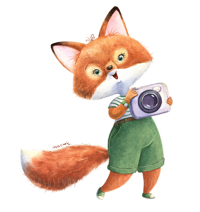 Лисичка-фотограф