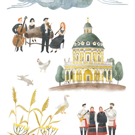 Мерч для музыкального фестиваля в Подмоклово