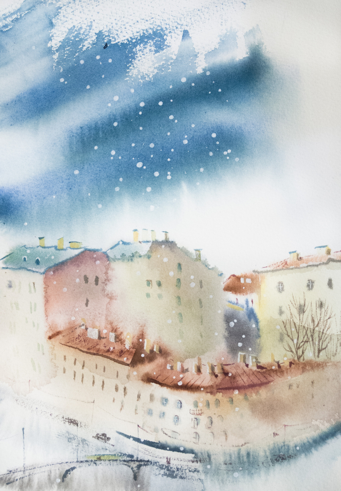 Снежный город. 