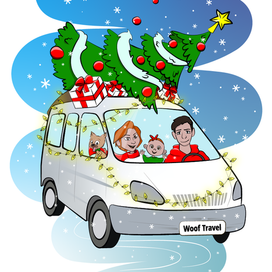 Новогодняя открытка