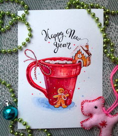 Открытка. Happy New Year