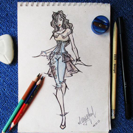 Фешн иллюстрация