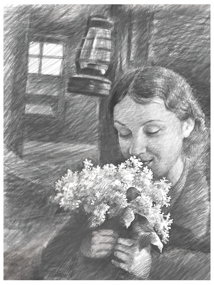 Рисунок в книгу