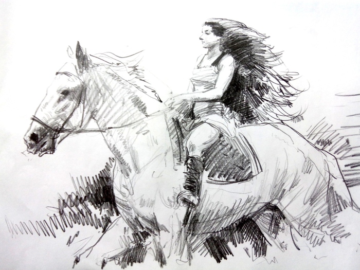 Всадница
