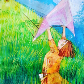 Любовь,это запускать его воздушных змеев..