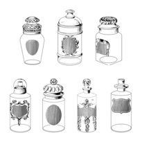 Иллюстрации к сборнику стихотворений Животова "Яды"