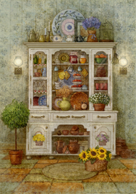 Белый буфет