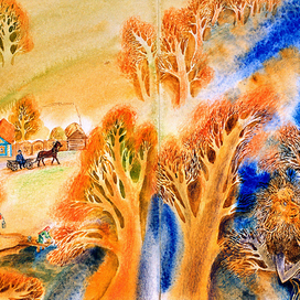 Иллюстрация к поэме Г.Тукая "Шурале"