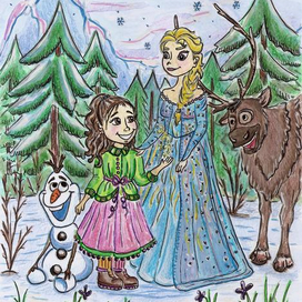 Девочка и Эльза