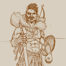 Воин, концепт