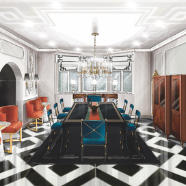 Столовая в классическом стиле